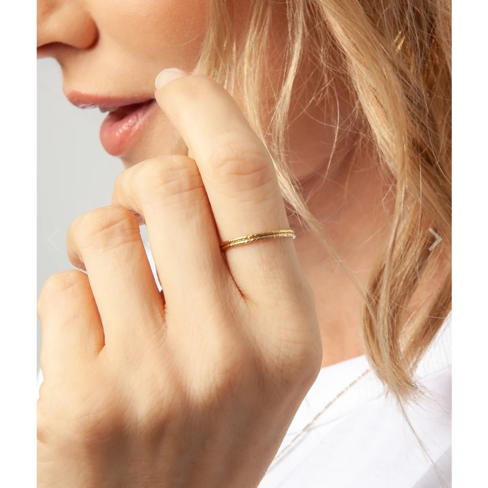 NWOT Miranda Frye Emmy rings- size 8